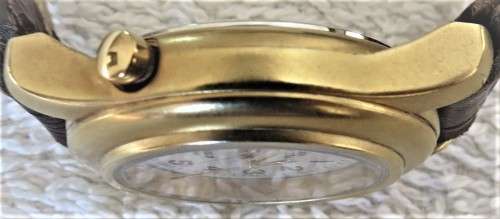 TIMEX LADIES GOLD TONE INDIGO DISPLAY MODEL WATCH