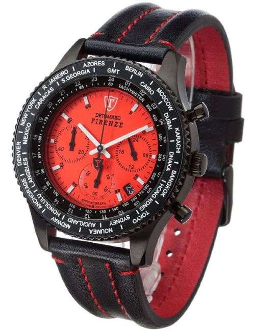 DETOMASO FIRENZE HEIDFELD CHRONOGRAPH WATCH WITH SEIKO MOVEMENT