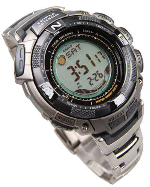 Brand new PRG-130T-7 Casio Protrek Solar Watch Titanium