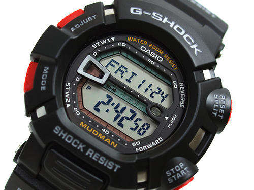 CASIO G-SHOCK MUDMAN Sport Watch G-9000-1V Black New