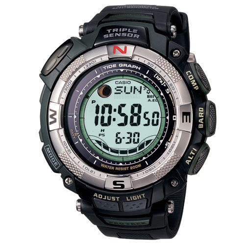 New  CASIO PRG130-1V Protrek Triple Sensor Tough Solar