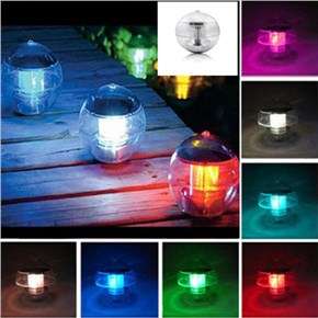 Round ball Water floating Solar power Night Lamp for parties, Garden decor, indoor, outdoor etc.