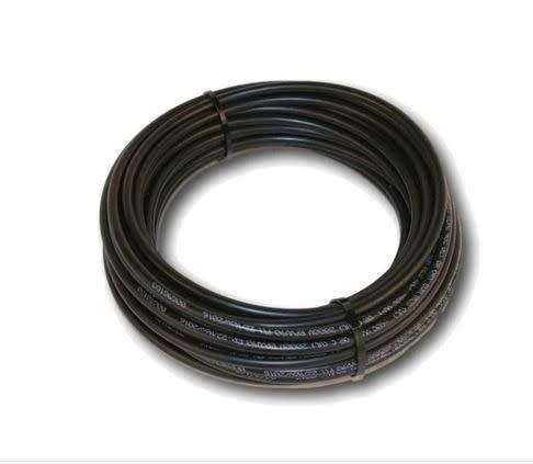 25m x 4mm solar power cable black