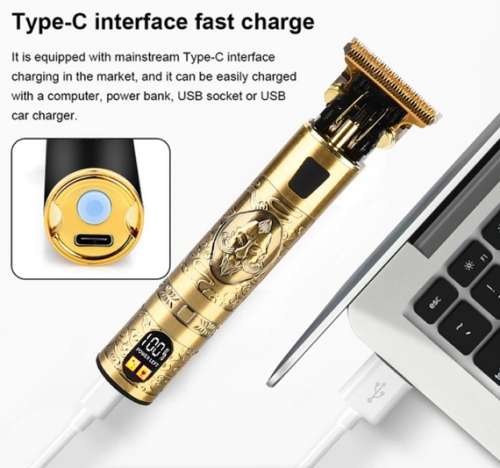 SPECIAL Professional Hair clipper rechargeable with digital indicator Professional T Blade