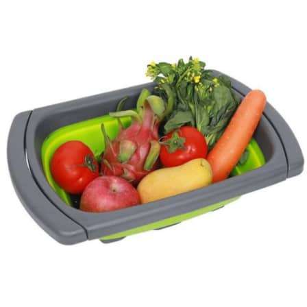 Foldable Drain Folding Baskets - Collapsible Kitchen Strainer