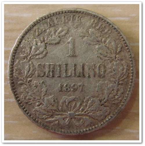 ** 1897 ** 1 SHILLING !! STARTING @ R1
