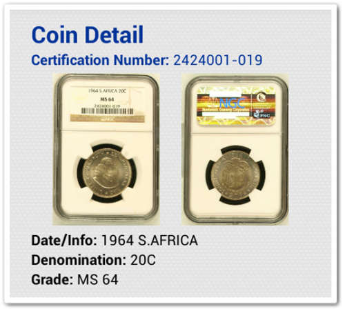 ** 1964 **  20 CENT  NGC  MS64 !! STARTING @ R1