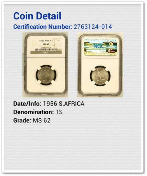 ** 1956 ** 1 SHILLING  MS62 !! STARTING @R1