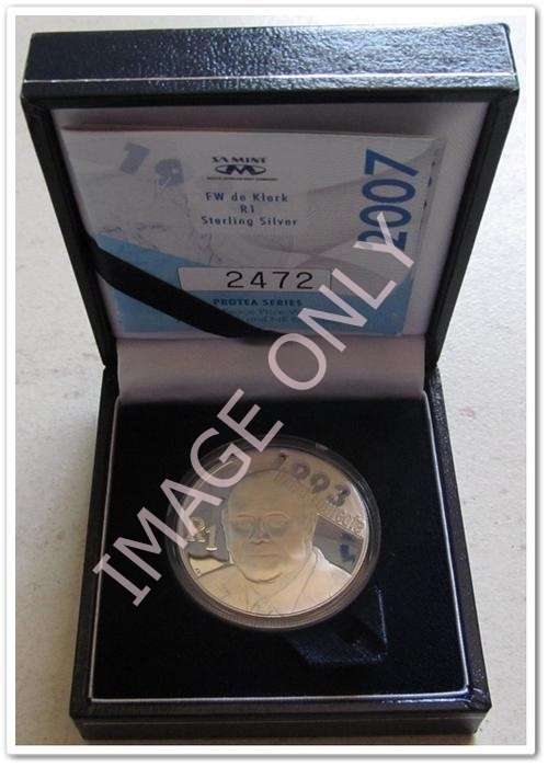 ** 2007 ** SILVER R1 ** DE KLERK !! ORIGINAL SEALED PROOF !! STARTING @ R1