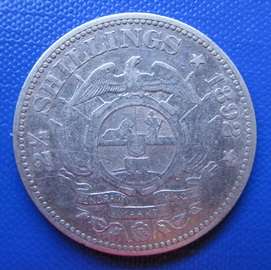 ** QUALITY ** 1892 2.5SHILLING !! KEY DATE !! STARTING @ R1