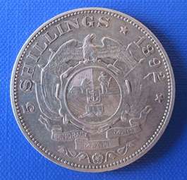 ** SUPERB ** 1892 5SHILLING S/S !! STARTING @ R1
