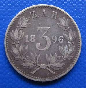 ** GREAT ** 1896 3 PENCE !! STARTING @ R1