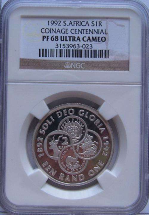 ** GREAT ** 1992 SR1 COINAGE CENTENNIAL PF68 NGC !! STARTING @ R1