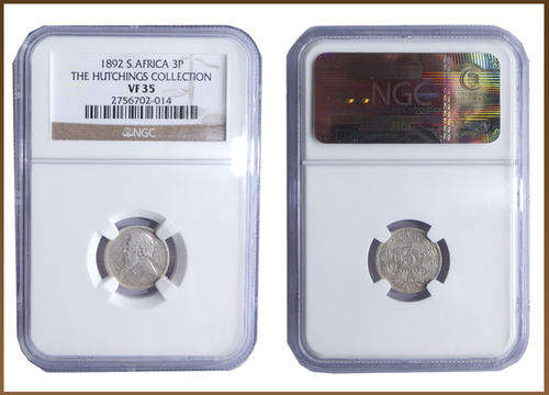 ** 1892 3PENCE VF35 ** STARTING @ R1