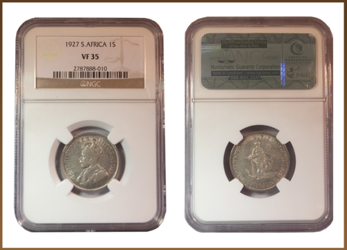 ** SUPER RARE ** 1927 1SHILLING !! STARTING @ R1