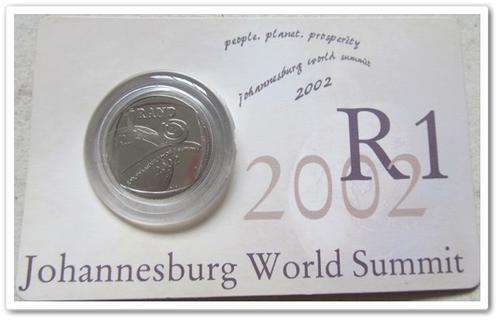 2002 R1 JOHANNESBURG WORLD SUMMIT !! ORIGINAL CARD !! STARTING @ R1