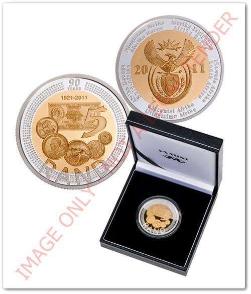 ** 2011 R5 RAND 90TH ANNIVERSARY ** SEALED - SILVER CROWN !! STARTING @ R1