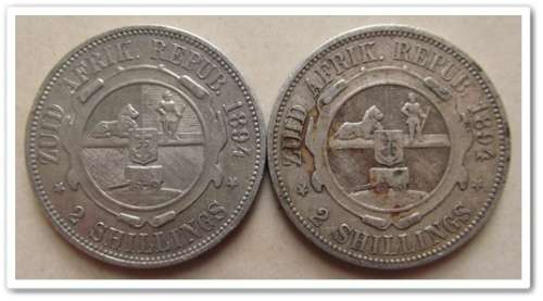 ** 1894 ** 2 SHILLING (X2 BID PER COIN)  !! STARTING @ R1