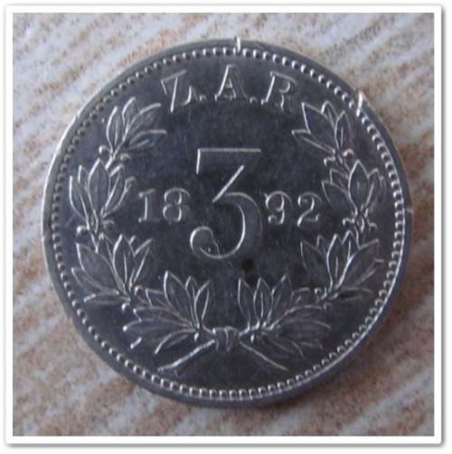 ** 1892 ** 3 PENCE !! STARTING @ R1
