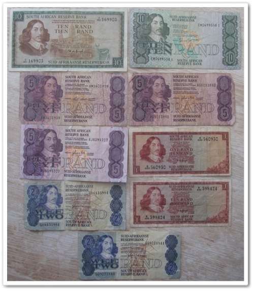 ** VARIOUS SOUTH AFRICAN BANK NOTES ** !! STARTING @ R1