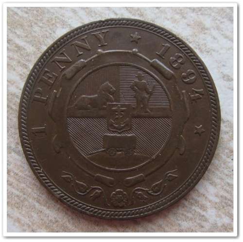 ** SUPURB ** 1894  ZAR PENNY !!!! STARTING @ R1