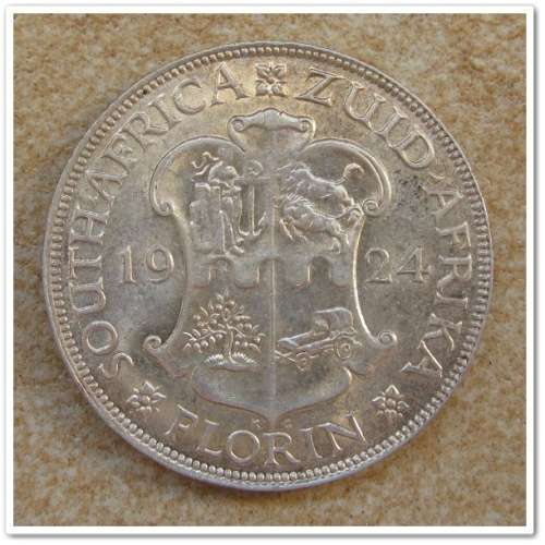STUNNING ** 1924  FLORIN / 2 SHILLING ** AU QUALITY !!!  R1 START