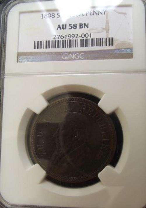 1898 PENNY AU 58 BN.....R1 START.......TAKE A LOOK!!!!!!!!!