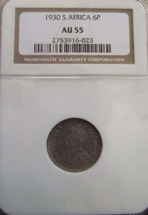 1930 6 PENCE AU 55.VERY RARE ...HIGHLY UNDER ESTIMATED!!!!!.TAKE A LOOK!!!!!!!!!R1 START!!!!!!
