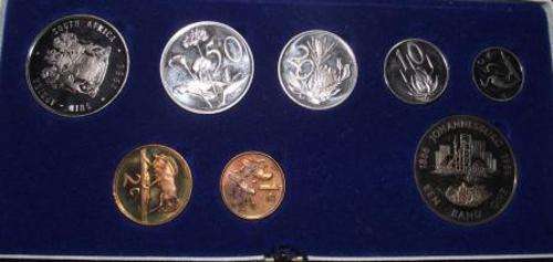 1986 SA SHORT PROOF SET 2 x R1 IN ORIGINAL SA MINT BOX.STARTING @ R1!!!!!!!