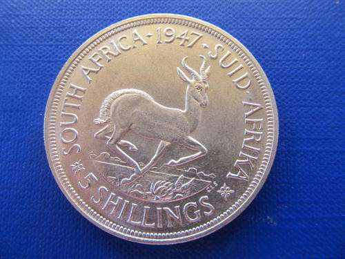 1947 5 Shilling Crown - Excellent Coin !! Low Start