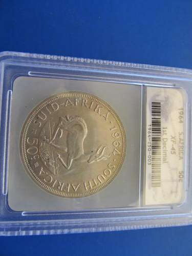 1964  Crown / 50c  XF 45 SACGS