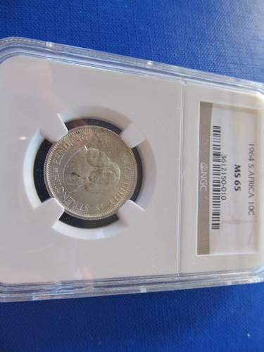 1964 10 Cent MS 65