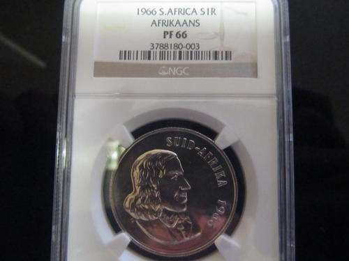 1966 Afrikaans Silver R1 PF 66  - Very low Start !!!