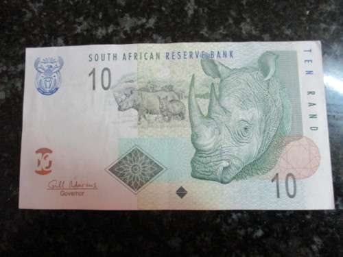 Gill Marcus -  1st issue R10 BR Serial F