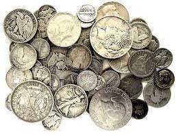500 grams of mixed silver coins below silver value