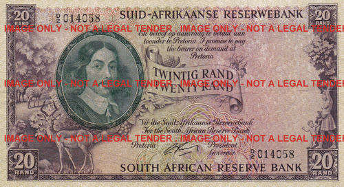 Scares Rissik 1961 - 1965 R20 Note - See scan for grades !! - High Cat Value
