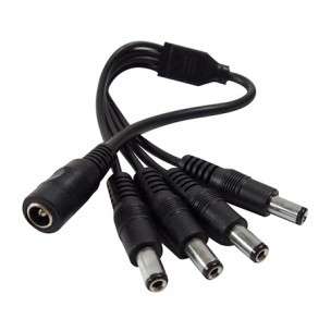 CCTV/Surveillence Camera power adaptor, 1-4 power splitter