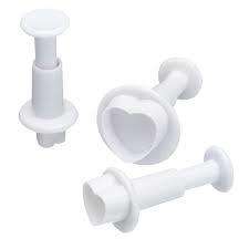 3PC small Plunger Cutters ( Heart )