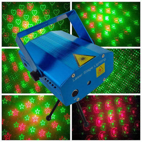 Mini Laser Stage Light ( Holographic Laser Star Projector