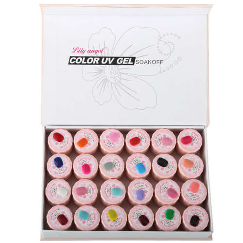 24 Colors Nail Gel Kit ( Soakoff Nail Polish )