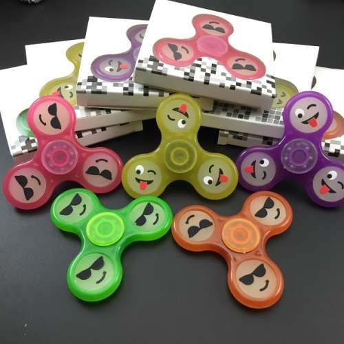 Glow in the dark Fidget Spinner With Faces