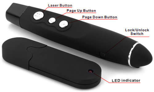 Powerpoint presenter PP-1000