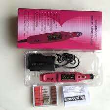 Mini Red Portable Nail Machine/Drill Variable Speed Rotary Detail Carver