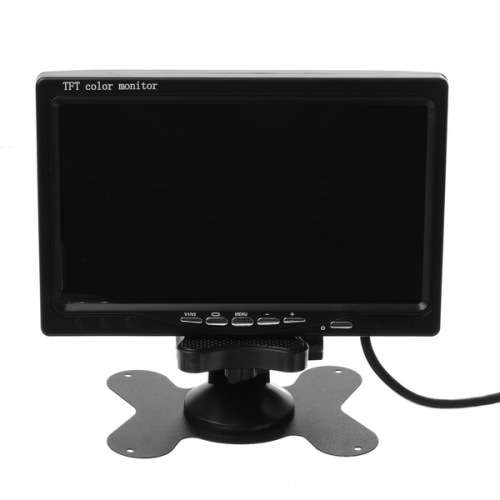 7" TFT/LED Hi-Res Display Monitor - Screen Monitor For Reversing Rearview Camera
