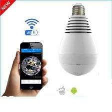 720p Globe 360 Degree Panoramic LED Wi-FI Camera