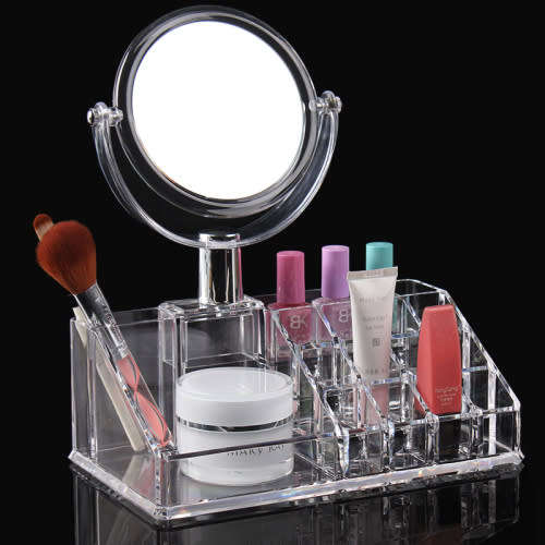 Cosmetic Organiser - 4 Draw Organiser with Mirror