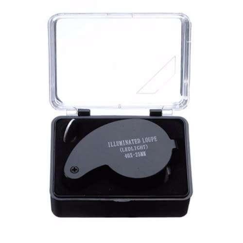 40 x 25mm Jeweler's Loupe with LED Light