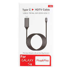 HDTV Cable For Galaxy S8 - USB-C To HDMI Adapter