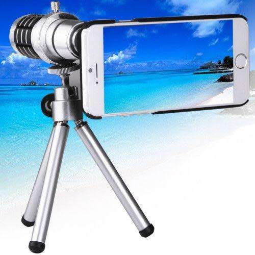 Univesal Mobile Phone Telephoto Lens Telescope Mount Tripod For Cellphone