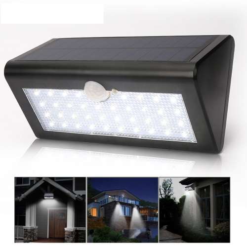 20W Solar Powered Montion Sensor Light - 38 LED